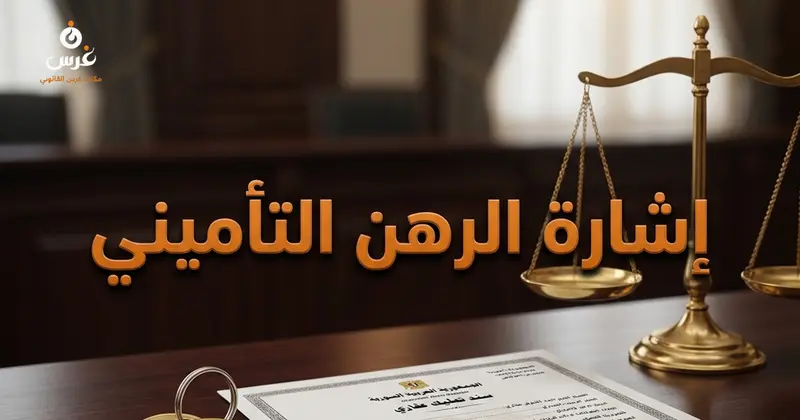 إشارة الرهن التأميني على العقار في القانون السوري